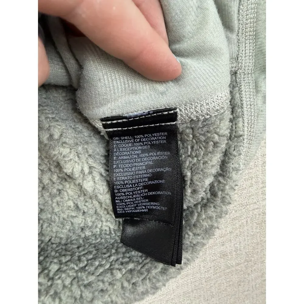 The North Face Sweater Fleece Jacket Men’s XXL Gray Full Zip Outdoor